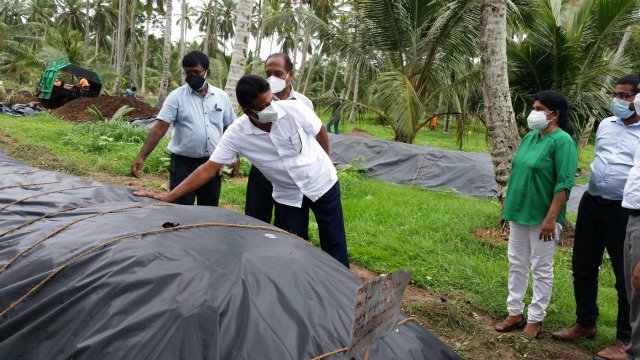 Inspection of Organic Fertilizer Production Projects 